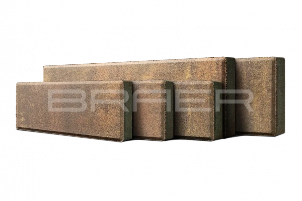 Тротуарная плитка BRAER Домино, Color Mix Сафари, 60 мм Тротуарная плитка BRAER Домино, Color Mix Сафари, 60 мм