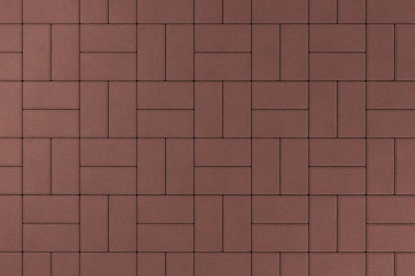 Тротуарная плитка STELLARD Брусчатка «Бордовая» 80 мм Тротуарная плитка STELLARD Брусчатка «Бордовая» 80 мм