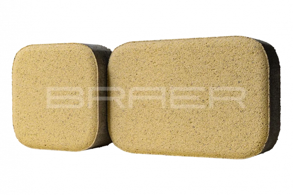 Тротуарная плитка BRAER Классико Дуо, Песочный, 40 мм Тротуарная плитка BRAER Классико Дуо, Песочный, 40 мм