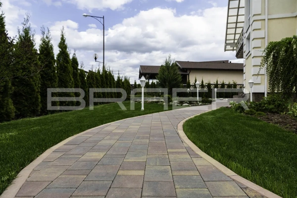 Тротуарная плитка BRAER Старый город Ландхаус, Color Mix Мальва, 60 мм Тротуарная плитка BRAER Старый город Ландхаус, Color Mix Мальва, 60 мм