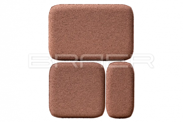 Тротуарная плитка BRAER Классико, Винный, 60 мм Тротуарная плитка BRAER Классико, Винный, 60 мм