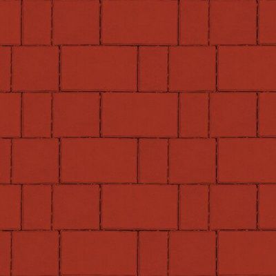 Тротуарная плитка Steinrus Новый город, 40мм, красный, гладкая Тротуарная плитка Steinrus Новый город, 40мм, красный, гладкая