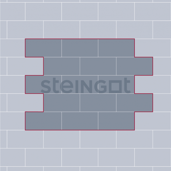 Тротуарная плитка Steingot Протектор 320х160 "Штайн Сильвер" 80 мм Тротуарная плитка Steingot Протектор 320х160 "Штайн Сильвер" 80 мм