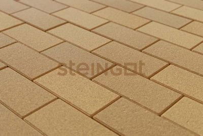 Тротуарная плитка Steingot Прямоугольник 200х100х60 Желтый (верхний прокрас, минифаска)