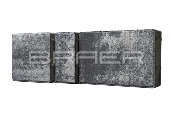 Тротуарная плитка BRAER Старый город Ландхаус, Color Mix Ночь, 60 мм Тротуарная плитка BRAER Старый город Ландхаус, Color Mix Ночь, 60 мм