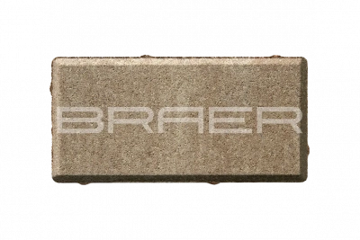 Тротуарная плитка BRAER Прямоугольник, Color Mix Миндаль, 60 мм Тротуарная плитка BRAER Прямоугольник, Color Mix Миндаль, 60 мм