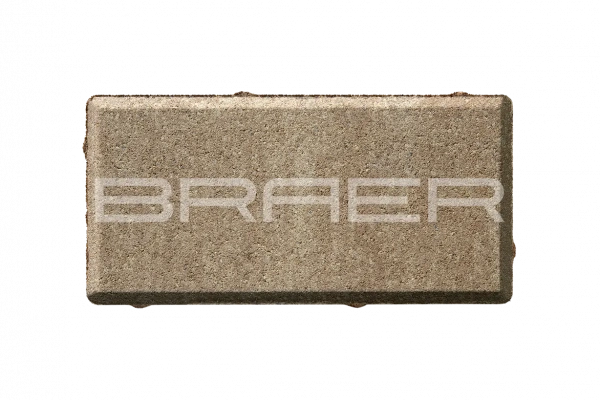 Тротуарная плитка BRAER Прямоугольник, Color Mix Миндаль, 60 мм Тротуарная плитка BRAER Прямоугольник, Color Mix Миндаль, 60 мм