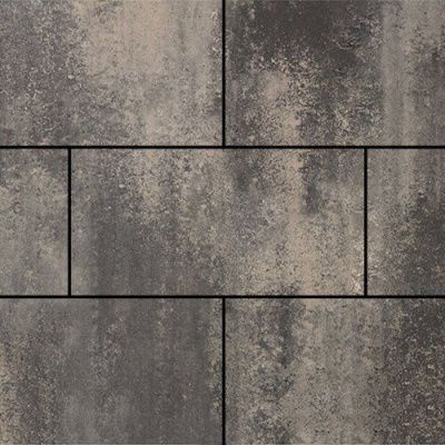 Тротуарная плитка Steinrus Парк Плейс, 60 мм, ColorMix Нокс, гладкая