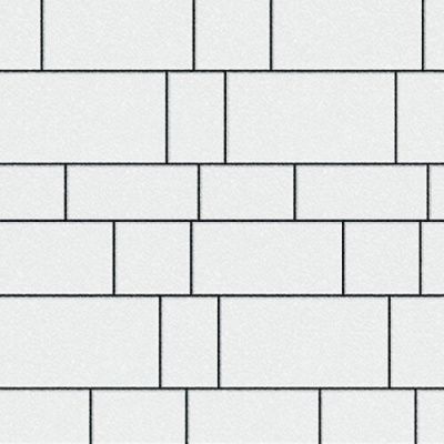 Тротуарная плитка Steinrus Инсбрук Тироль, 60 мм, белый, Native