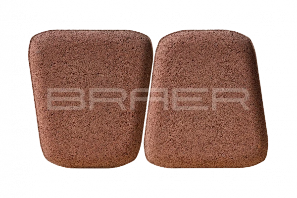 Тротуарная плитка BRAER Классико круговая, Винный, 60 мм Тротуарная плитка BRAER Классико круговая, Винный, 60 мм