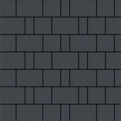 Тротуарная плитка Steinrus Бельпассо, 60 мм, графит, гладкая