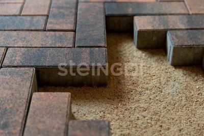 Тротуарная плитка Steingot Паркет "Тигр" 60 мм Тротуарная плитка Steingot Паркет "Тигр" 60 мм