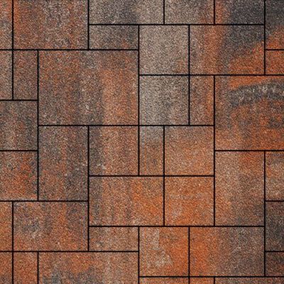 Тротуарная плитка Steinrus Инсбрук Альпен, 60 мм, ColorMix Рей, native Тротуарная плитка Steinrus Инсбрук Альпен, 60 мм, ColorMix Рей, native