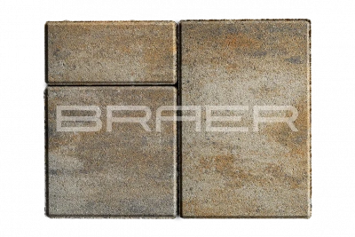 Тротуарная плитка BRAER Старый город Ландхаус, Color Mix Песчаник, 80 мм Тротуарная плитка BRAER Старый город Ландхаус, Color Mix Песчаник, 80 мм