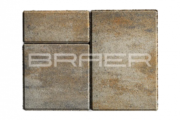 Тротуарная плитка BRAER Старый город Ландхаус, Color Mix Песчаник, 80 мм Тротуарная плитка BRAER Старый город Ландхаус, Color Mix Песчаник, 80 мм
