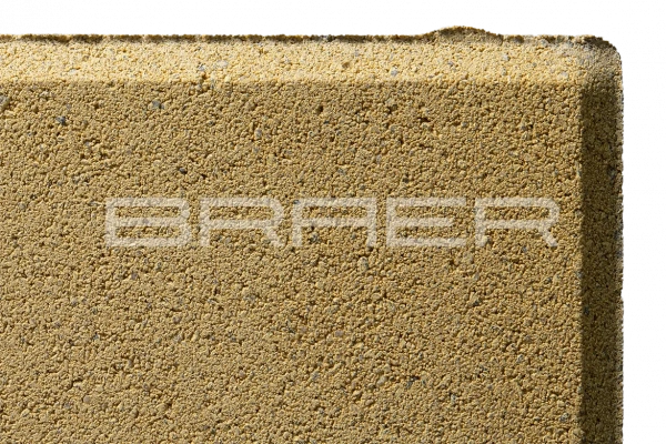 Тротуарная плитка BRAER Прямоугольник, Жёлтый, 40 мм Тротуарная плитка BRAER Прямоугольник, Жёлтый, 40 мм