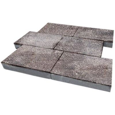 Тротуарная плитка Steinrus Парк Плейс, 80 мм, ColorMix Умбра, native Тротуарная плитка Steinrus Парк Плейс, 80 мм, ColorMix Умбра, native