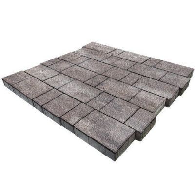Тротуарная плитка Steinrus Новый город Рид, 80 мм, Colormix Умбра, Native Тротуарная плитка Steinrus Новый город Рид, 80 мм, Colormix Умбра, Native