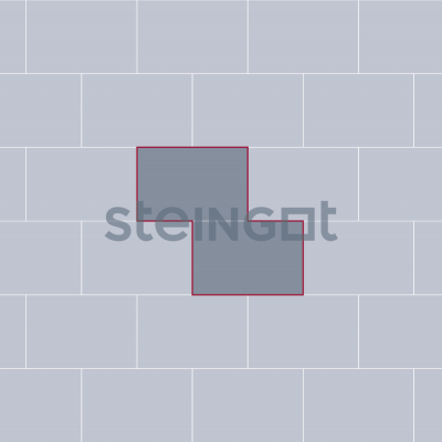 Тротуарная плитка Steingot Берг 300х200 "Штайн Хром" 80 мм Тротуарная плитка Steingot Берг 300х200 "Штайн Хром" 80 мм