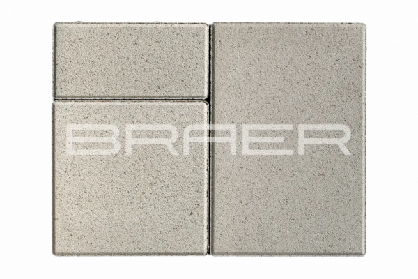 Тротуарная плитка BRAER Старый город Ландхаус, Белый, 80 мм Тротуарная плитка BRAER Старый город Ландхаус, Белый, 80 мм