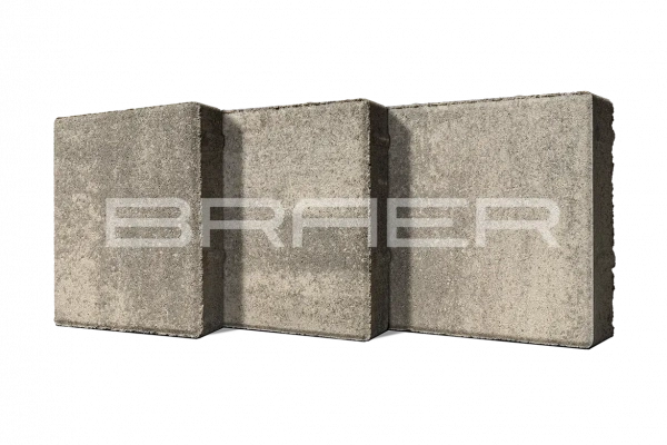Тротуарная плитка BRAER Старый город Венусбергер, Color Mix Туман, 40 мм Тротуарная плитка BRAER Старый город Венусбергер, Color Mix Туман, 40 мм