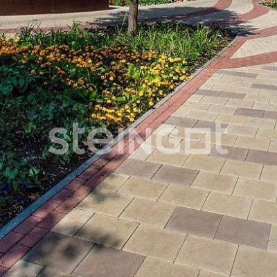 Тротуарная плитка Steingot Квадрат 300х300 Коричневый 60 мм Тротуарная плитка Steingot Квадрат 300х300 Коричневый 60 мм
