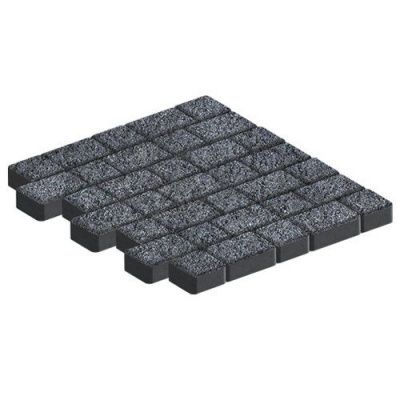 Тротуарная плитка Steinrus Инсбрук Альт Дуо, 60 мм, Неро, backwash Тротуарная плитка Steinrus Инсбрук Альт Дуо, 60 мм, Неро, backwash