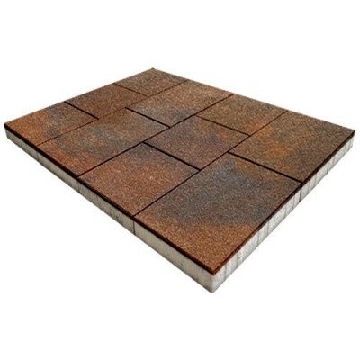 Тротуарная плитка Steinrus Инсбрук Ланс, 60 мм, ColorMix Штайнрус, Native Тротуарная плитка Steinrus Инсбрук Ланс, 60 мм, ColorMix Штайнрус, Native