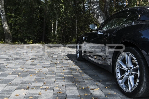 Тротуарная плитка BRAER Старый город Ландхаус, Color Mix Туман, 60 мм Тротуарная плитка BRAER Старый город Ландхаус, Color Mix Туман, 60 мм