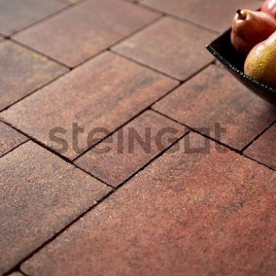 Тротуарная плитка Steingot Бавария "Терракота" 60 мм Тротуарная плитка Steingot Бавария "Терракота" 60 мм