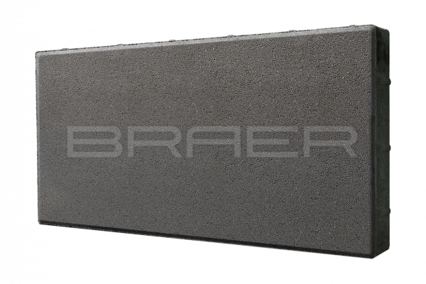 Тротуарная плитка BRAER Сити 600 x 300, Серый, 80 мм Тротуарная плитка BRAER Сити 600 x 300, Серый, 80 мм