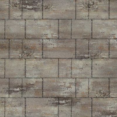 Тротуарная плитка Steinrus Новый город, 40мм, ColorMix Берилл, гладкая