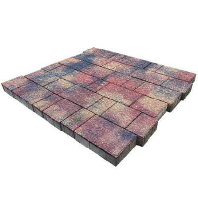 Тротуарная плитка Steinrus Бельпассо, 60 мм, ColorMix Оригон, native Тротуарная плитка Steinrus Бельпассо, 60 мм, ColorMix Оригон, native