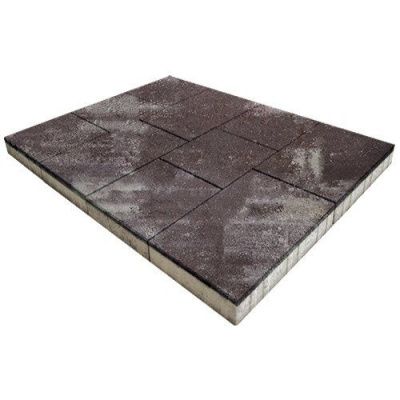 Тротуарная плитка Steinrus Инсбрук Ланс, 60 мм, ColorMix Браун, гладкая Тротуарная плитка Steinrus Инсбрук Ланс, 60 мм, ColorMix Браун, гладкая