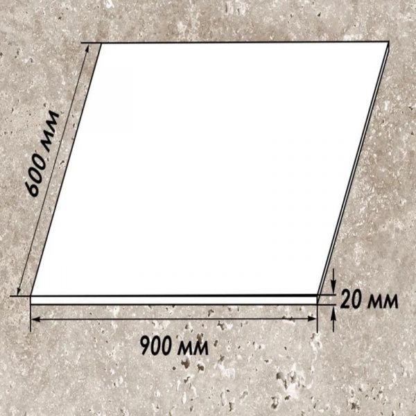 Керамогранит Albottega Travertine Tivoli Grey 600х600х20мм