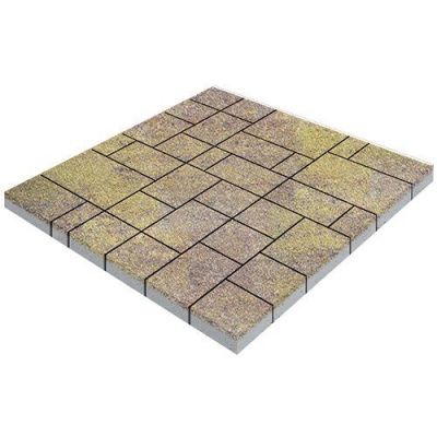 Тротуарная плитка Steinrus Инсбрук Альпен, 60 мм, ColorMix Тахель, native Тротуарная плитка Steinrus Инсбрук Альпен, 60 мм, ColorMix Тахель, native