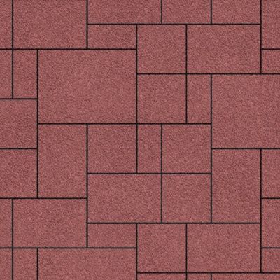 Тротуарная плитка Steinrus Инсбрук Альпен, 60 мм, винный, native Тротуарная плитка Steinrus Инсбрук Альпен, 60 мм, винный, native