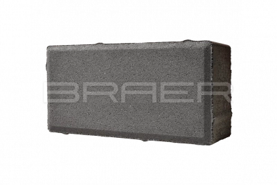 Тротуарная плитка BRAER Прямоугольник, Серый, 80 мм Тротуарная плитка BRAER Прямоугольник, Серый, 80 мм