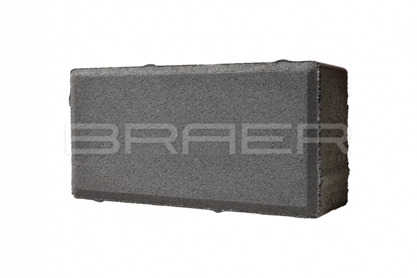 Тротуарная плитка BRAER Прямоугольник, Серый, 80 мм Тротуарная плитка BRAER Прямоугольник, Серый, 80 мм