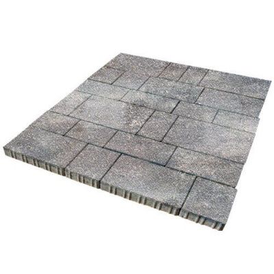 Тротуарная плитка Steinrus Инсбрук Тироль, 60 мм, ColorMix Умбра, Native