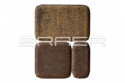 Тротуарная плитка BRAER Классико, Color Mix Мальва, 60 мм Тротуарная плитка BRAER Классико, Color Mix Мальва, 60 мм