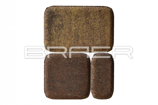 Тротуарная плитка BRAER Классико, Color Mix Мальва, 60 мм Тротуарная плитка BRAER Классико, Color Mix Мальва, 60 мм