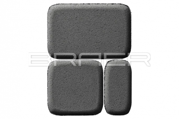 Тротуарная плитка BRAER Классико, Серый, 60 мм Тротуарная плитка BRAER Классико, Серый, 60 мм