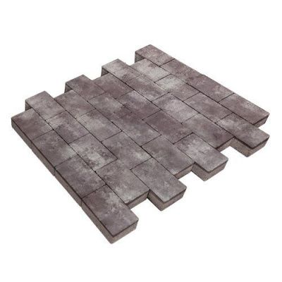 Тротуарная плитка Steinrus Бельпассо Медио, 80 мм, ColorMix Мокко, гладкая Тротуарная плитка Steinrus Бельпассо Медио, 80 мм, ColorMix Мокко, гладкая