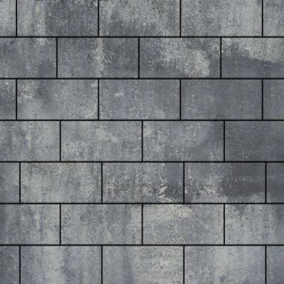 Тротуарная плитка Steinrus Грас, 80 мм, ColorMix Актау, гладкая