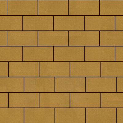 Тротуарная плитка Steinrus Прямоугольник, 80 мм, жёлтый, гладкая