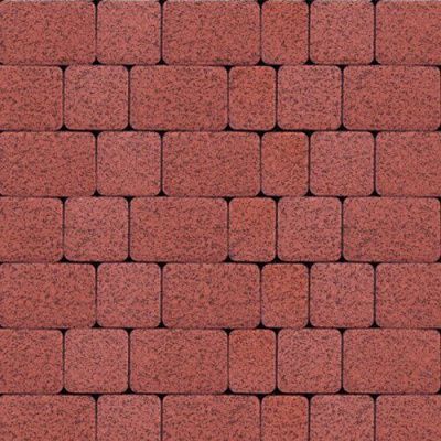 Тротуарная плитка Steinrus Инсбрук Альт, 60 мм, красный, native Тротуарная плитка Steinrus Инсбрук Альт, 60 мм, красный, native
