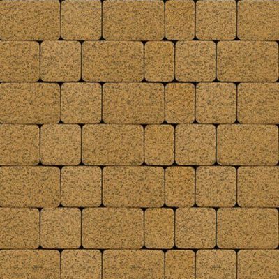 Тротуарная плитка Steinrus Инсбрук Альт, 60 мм, жёлтый, native