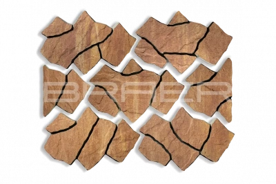 Тротуарная плитка BRAER Сан Тропе, Color Mix Каньон, 70 мм Тротуарная плитка BRAER Сан Тропе, Color Mix Каньон, 70 мм