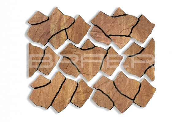Тротуарная плитка BRAER Сан Тропе, Color Mix Каньон, 70 мм Тротуарная плитка BRAER Сан Тропе, Color Mix Каньон, 70 мм